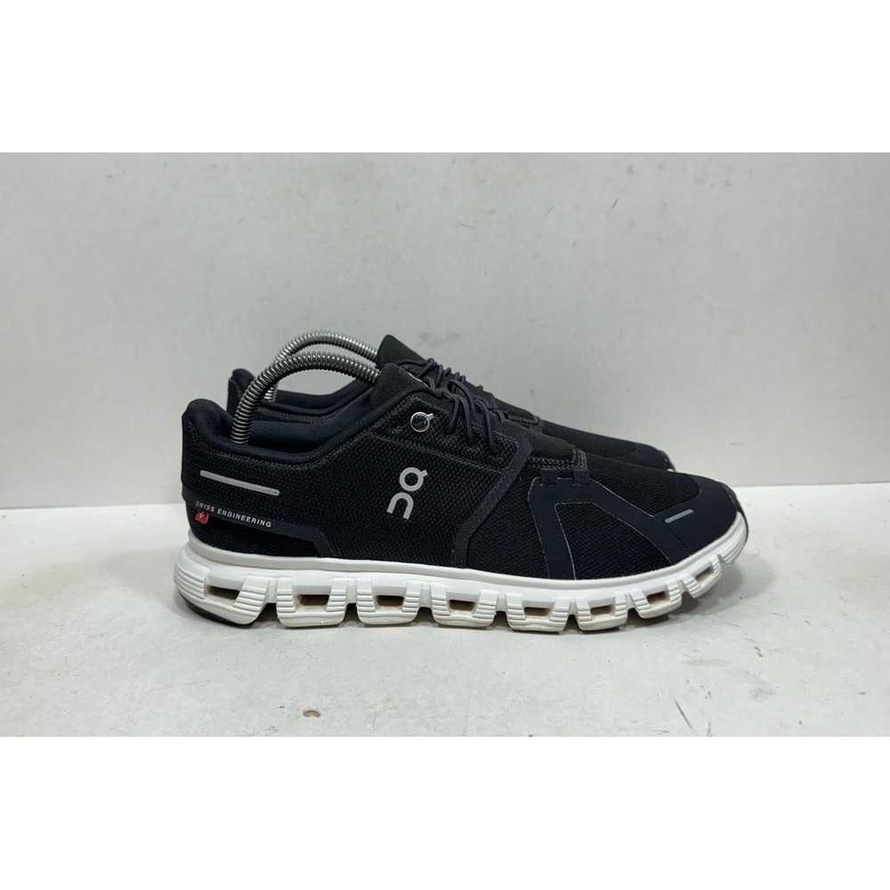 On Cloud 6 Running Shoes Womens Size 9.5 Black Mesh Sneakers 3WF10060299